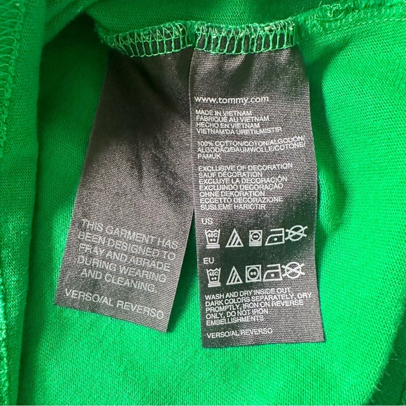 Tommy Hilfiger Men’s Medium Green Long Sleeve Sweater - Picture 5 of 7